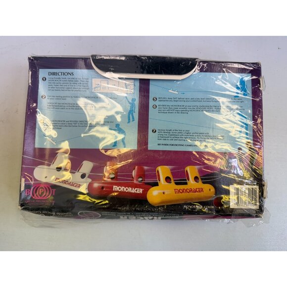 Vintage NEW 1985 Monoracer Spacehawk Barclay Toys Stunt Racer Space Hawk Target - Picture 2 of 8